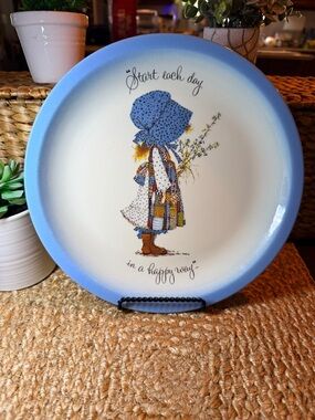 1972 Holly Hobbie Blue Collectors Plate